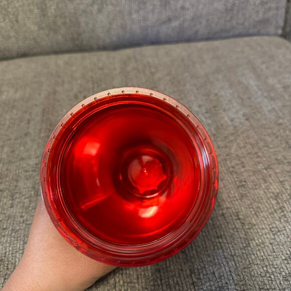 Starbucks Holiday 2023 Red Prism Crystal Tumbler Cold Cup No Straw Included 16oz - Picture 6 of 6